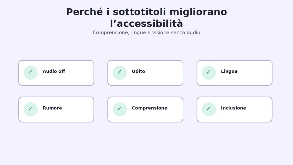 Benefici di accessibilità dei sottotitoli nei Reels