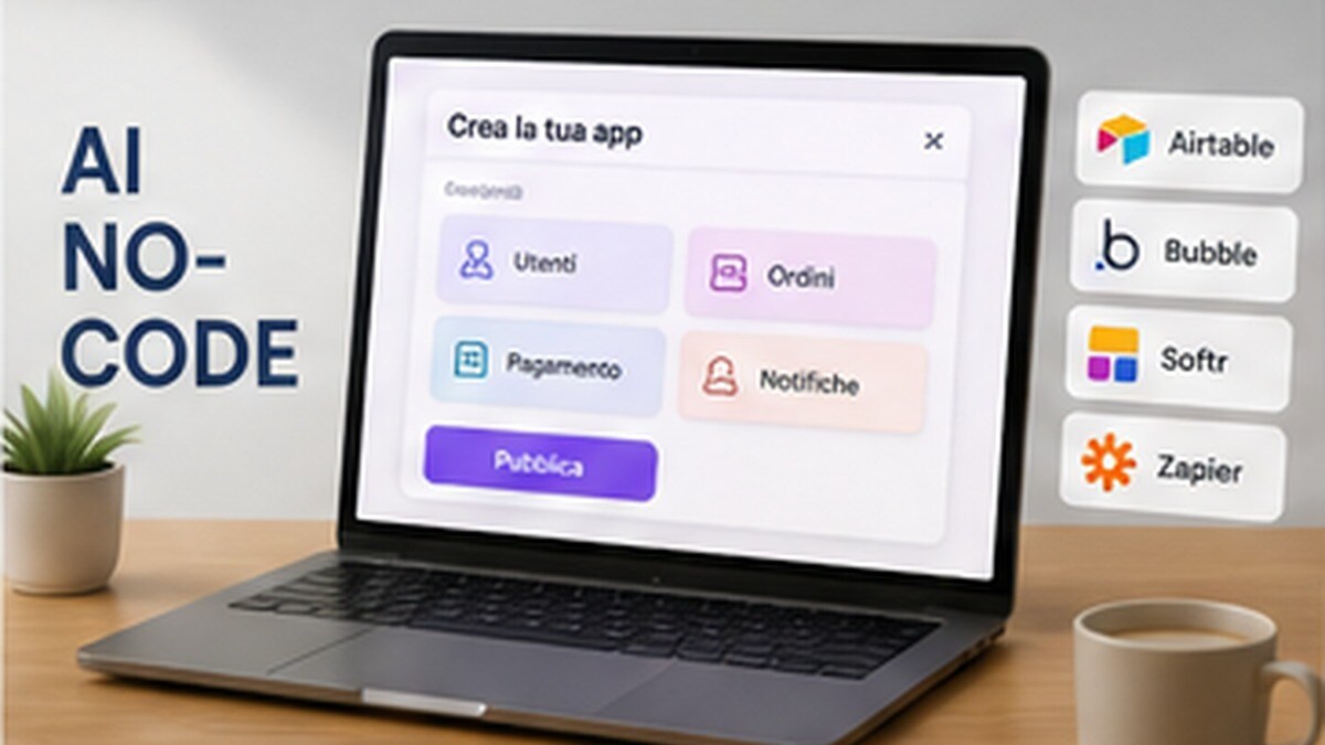 Piattaforma AI no-code per creare app da prompt