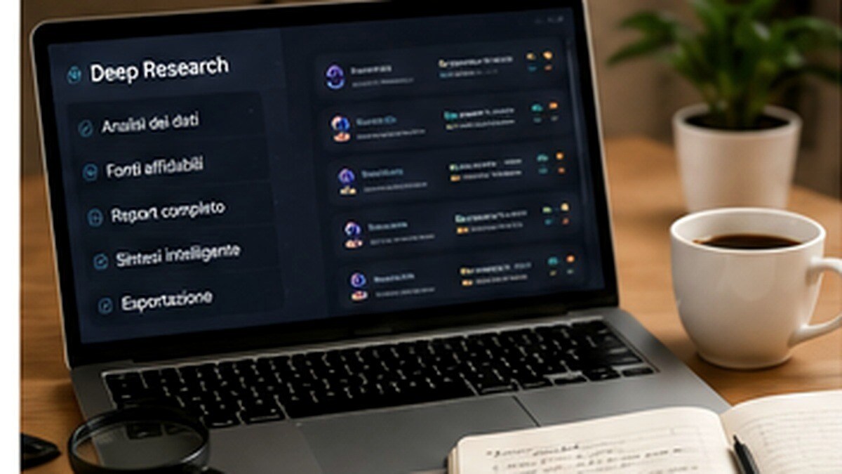Deep research e sintesi di più articoli con AI