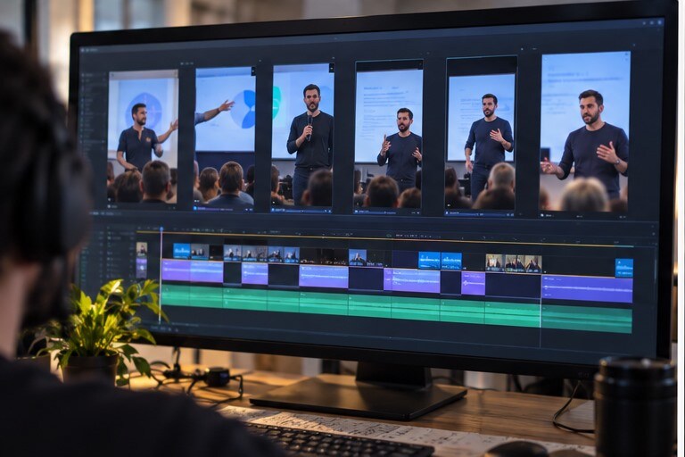 Serie di Shorts derivati da un webinar con hook diversi