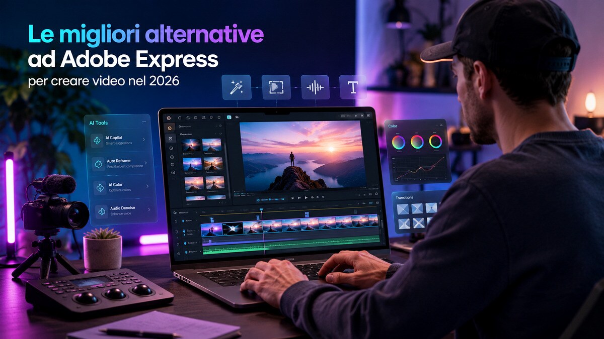 Confronto tra alternative a adobe express video nel 2026