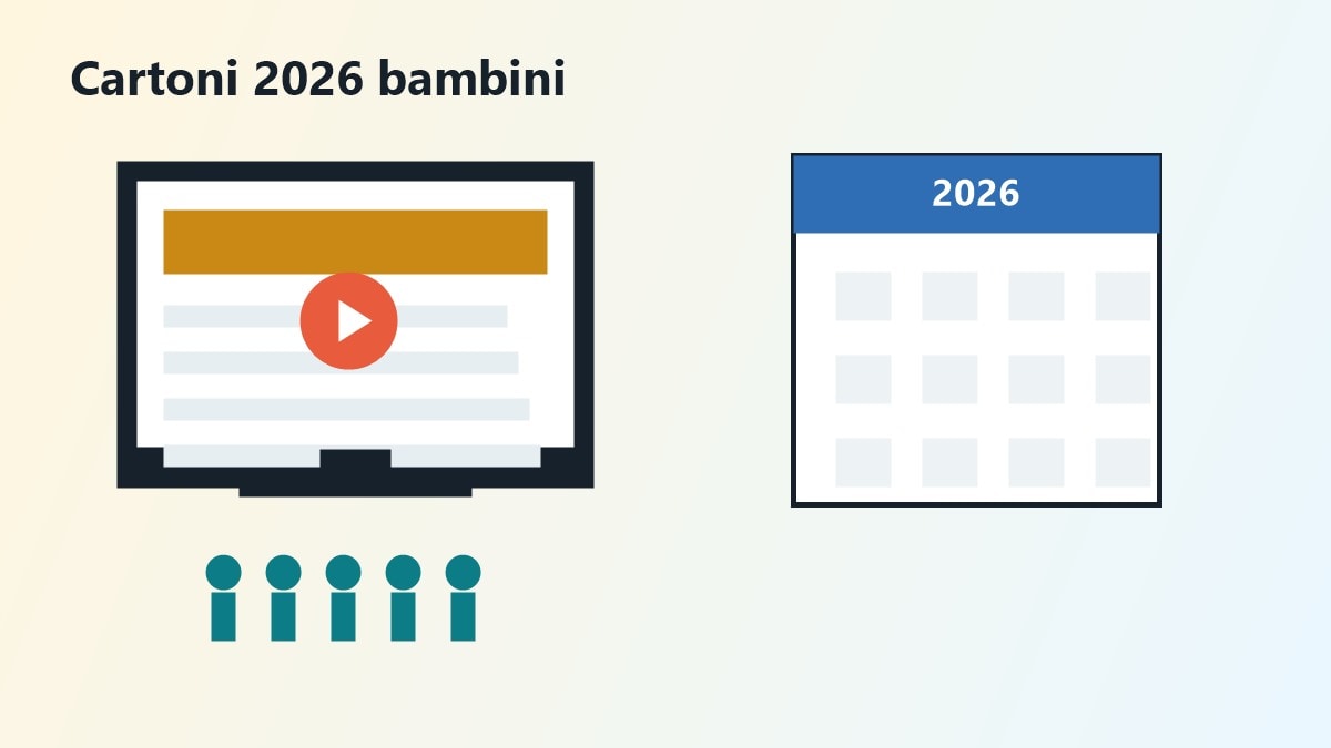 Cartoni animati 2026 divisi per eta dei bambini