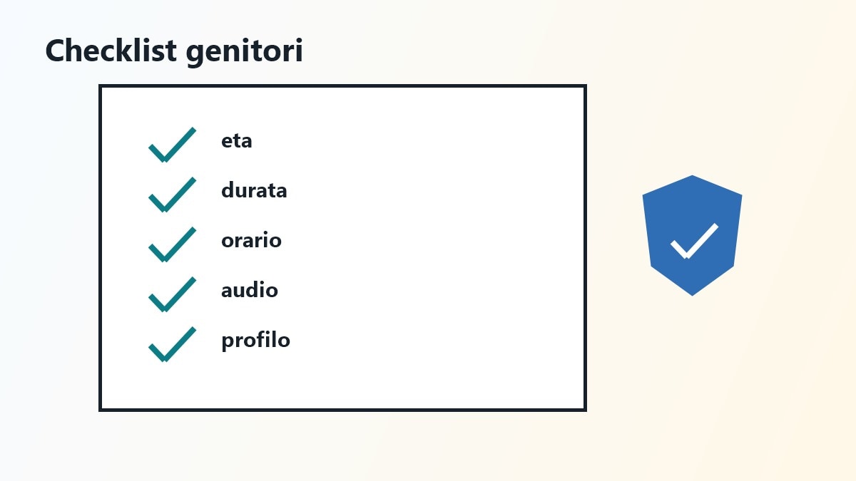 Checklist genitori per cartoni animati 2026