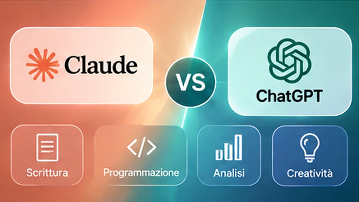 Confronto di ChatGPT e Claude per coding, documenti e scrittura professionale
