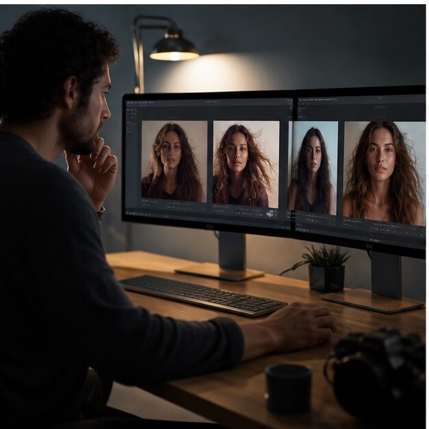 Clip da foto animata integrata in un progetto verticale con musica e titoli
