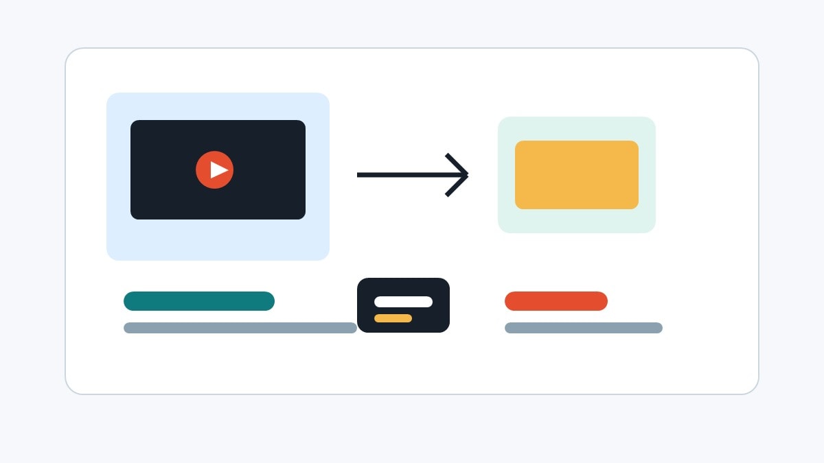 Interfaccia di compressione video con file originale, file ridotto e impostazioni di export