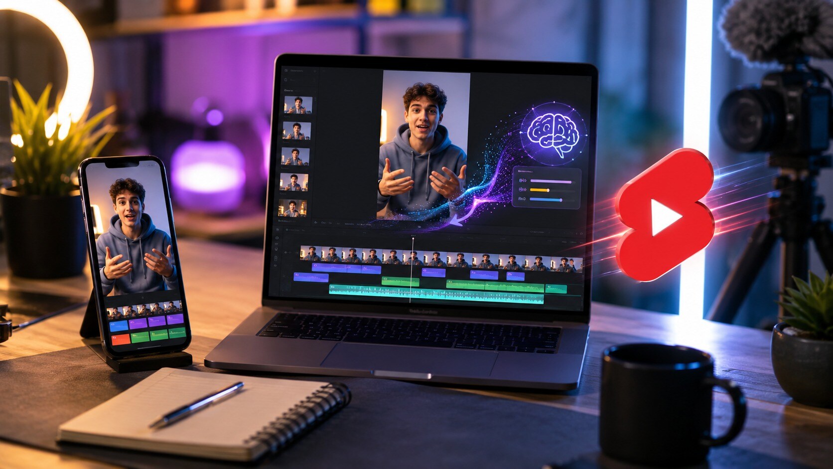 Come Creare Shorts con AI Gratis: Script, Voce, Video e Sottotitoli