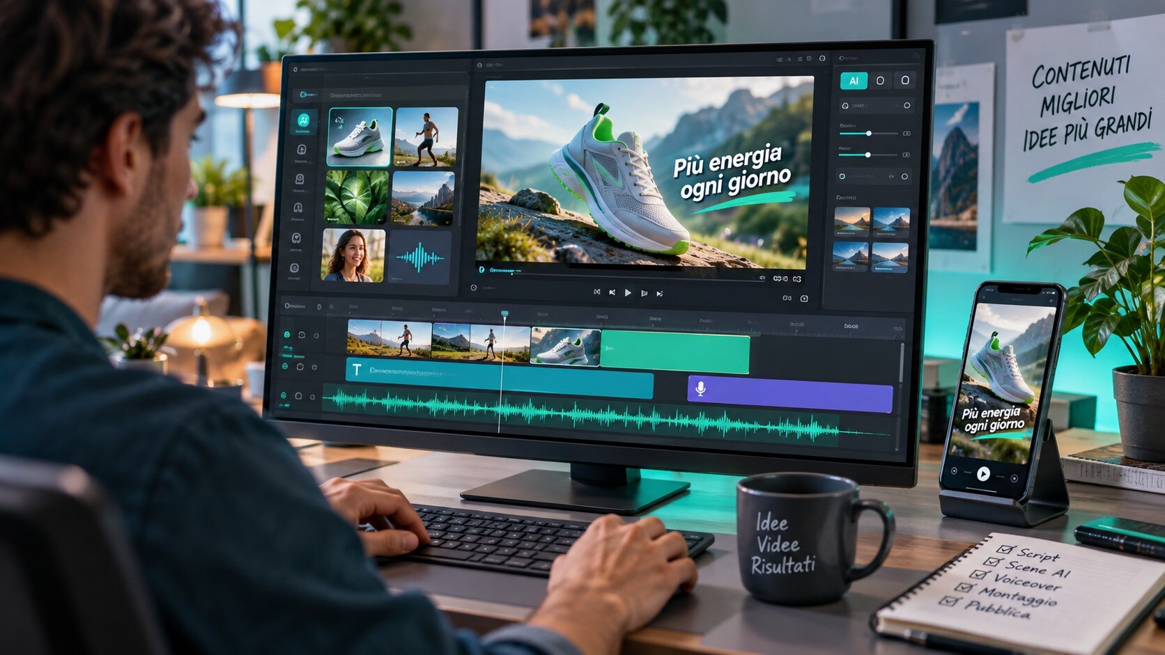 Strumenti per creare video pubblicitari con AI