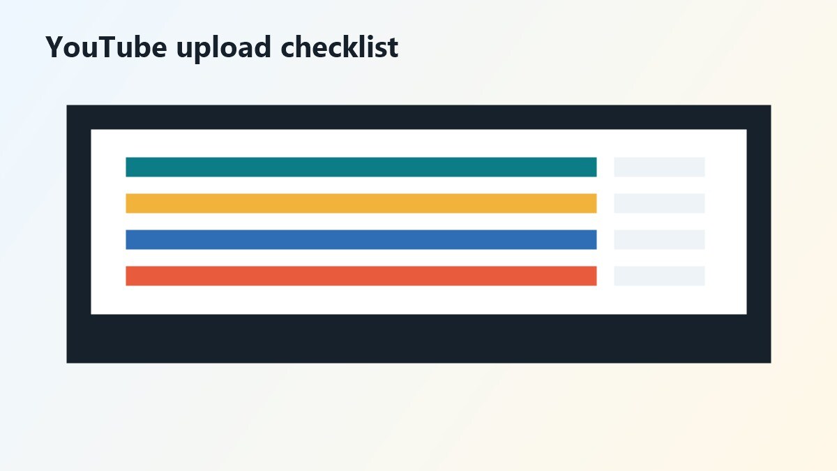 Workflow upload YouTube recensione film con capitoli thumbnail e sottotitoli