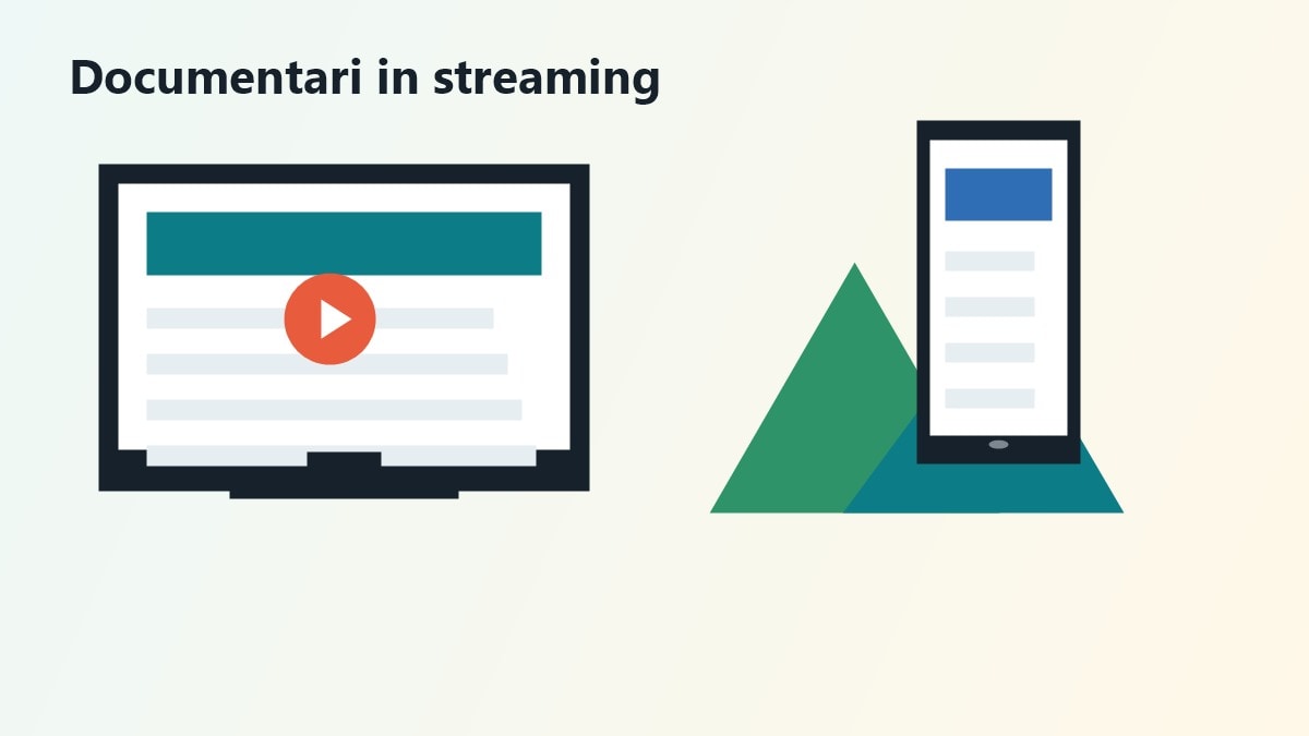 Piattaforme per vedere documentari in streaming su TV tablet e telefono