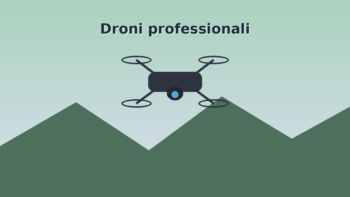 Drone professionale per produzione video