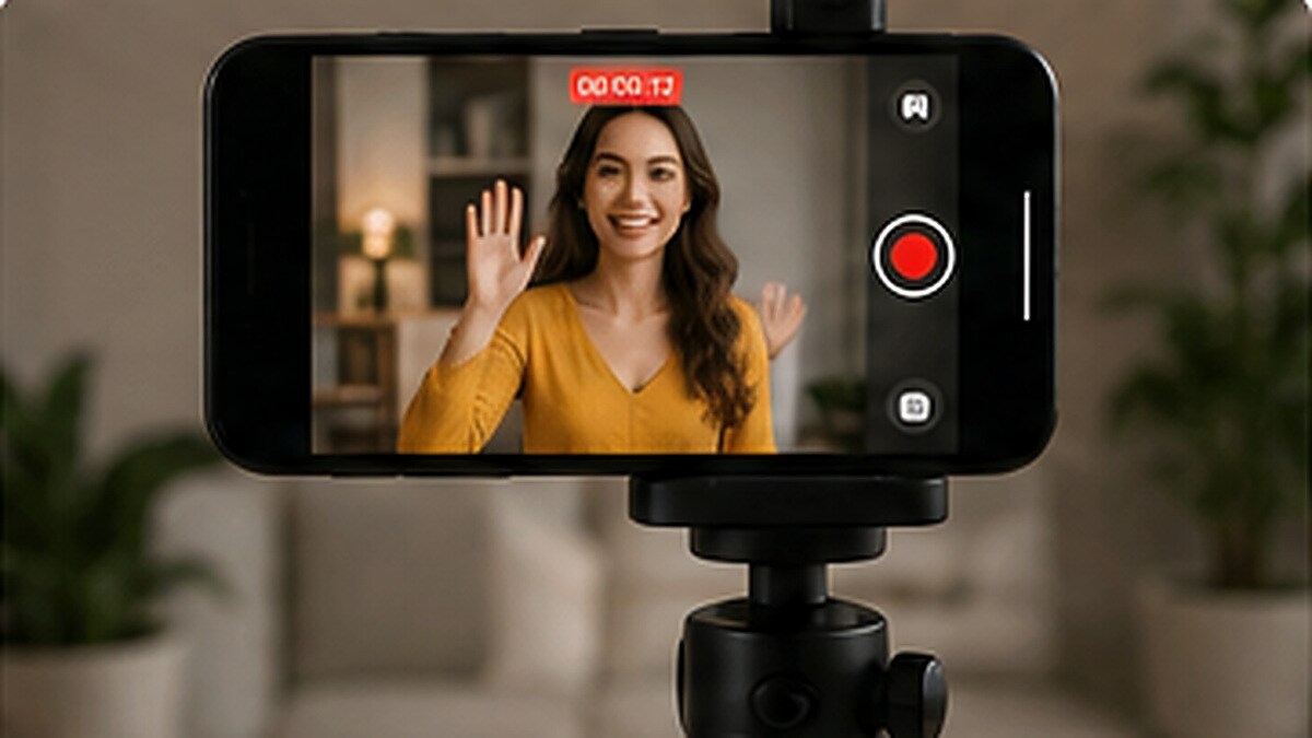 Controllo della safe area in un video verticale