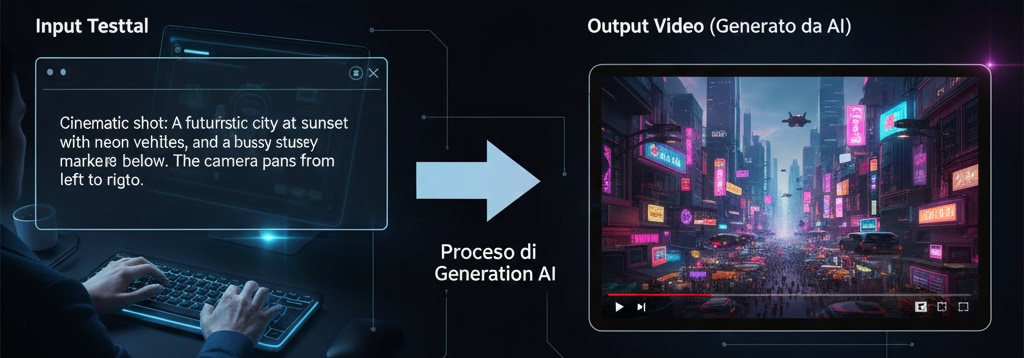 cosa è generare video da testo