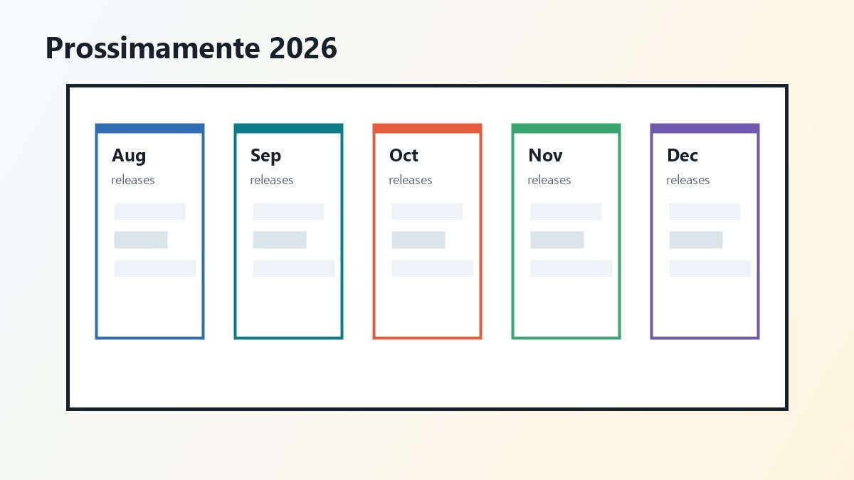Calendario aggiornato film in uscita prossimamente 2026