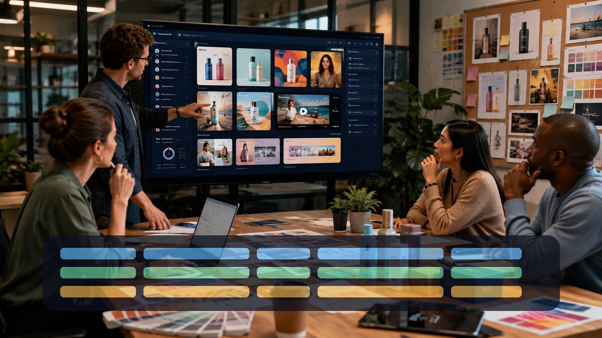 Editing di un corso video con timeline e contenuti didattici