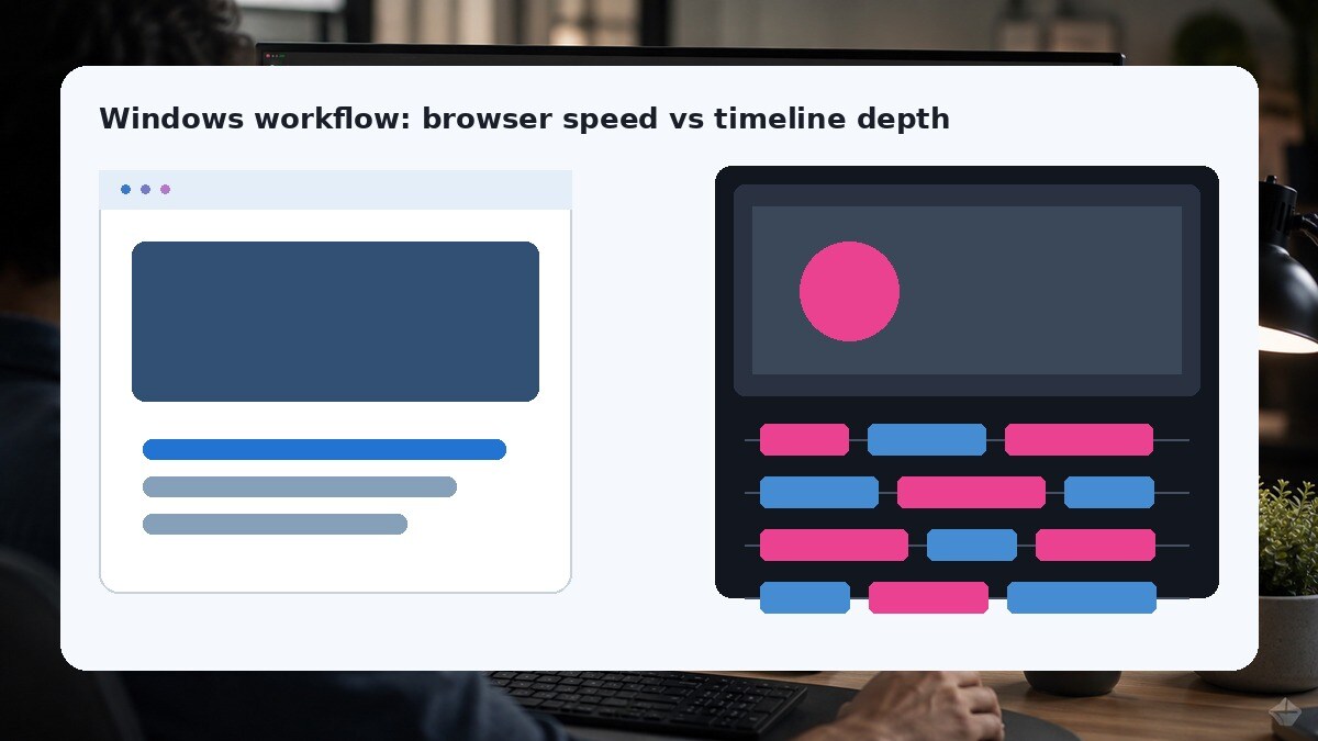 Workflow filmora vs clipchamp
