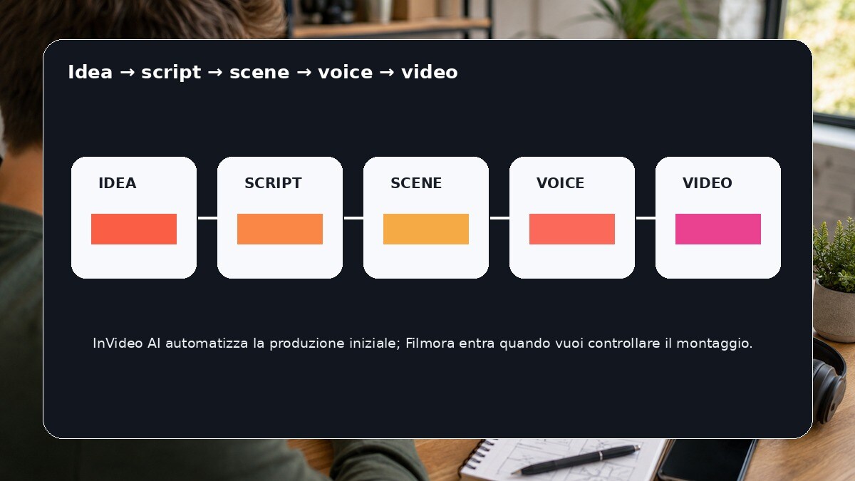 Workflow filmora vs invideo ai