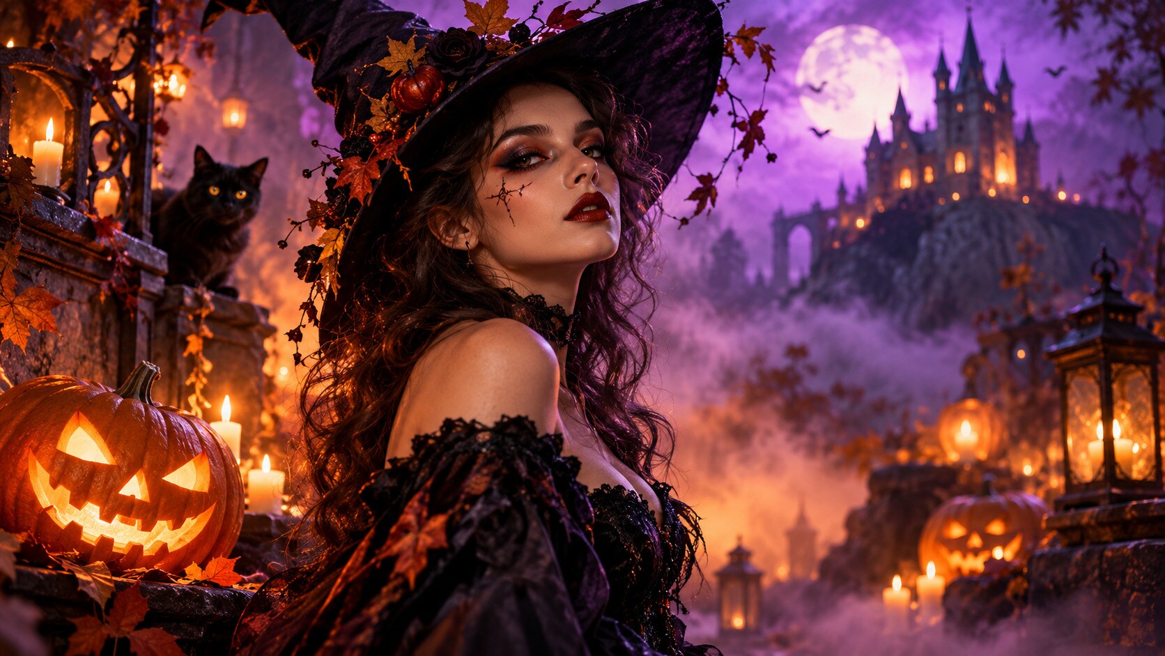 Foto Halloween AI trasformata in contenuto social e video
