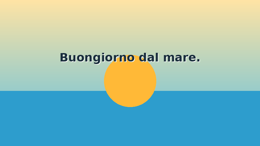 Alba sul mare GIF del mare