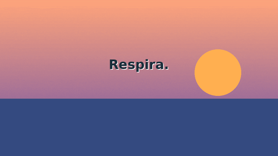 GIF animata con tramonto sul mare e augurio di buona serata
