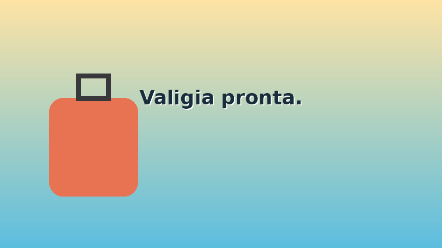 Buone vacanze GIF WhatsApp estate