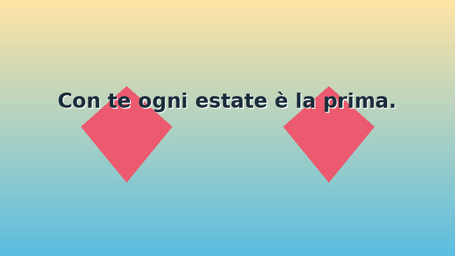 Romantica GIF WhatsApp estate