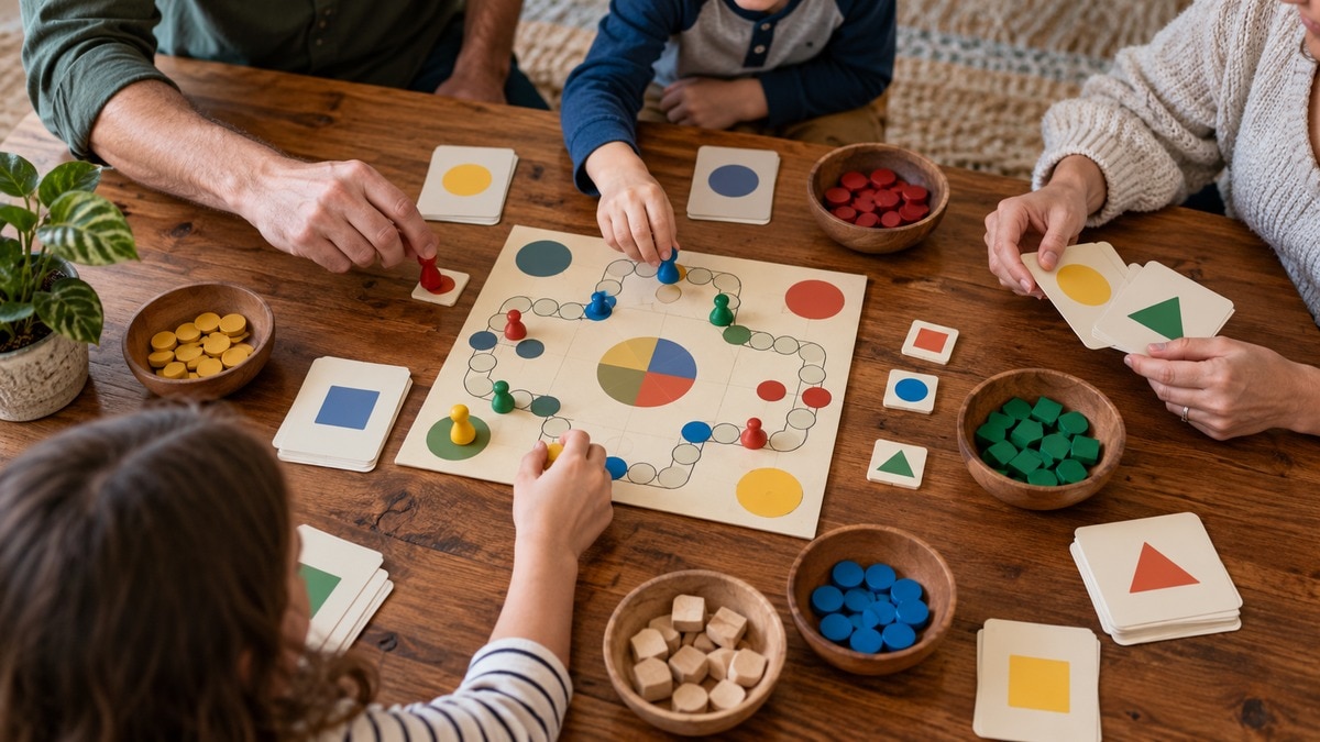 Componenti ordinati per rendere più accessibile una partita in famiglia