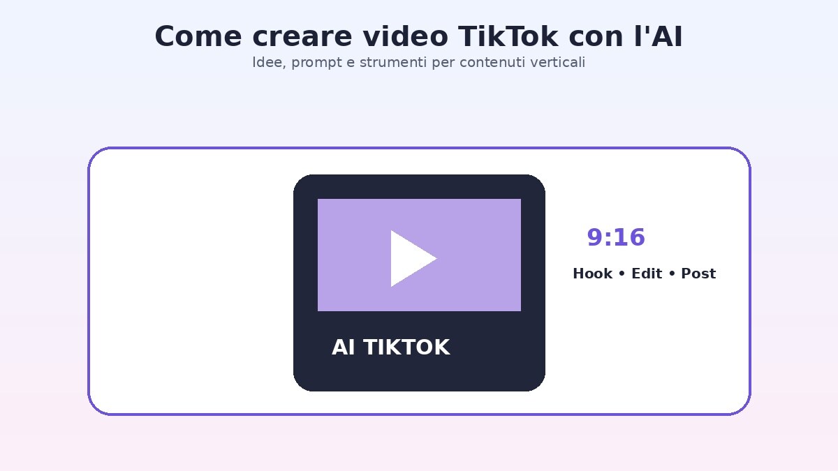 Creare video TikTok con intelligenza artificiale