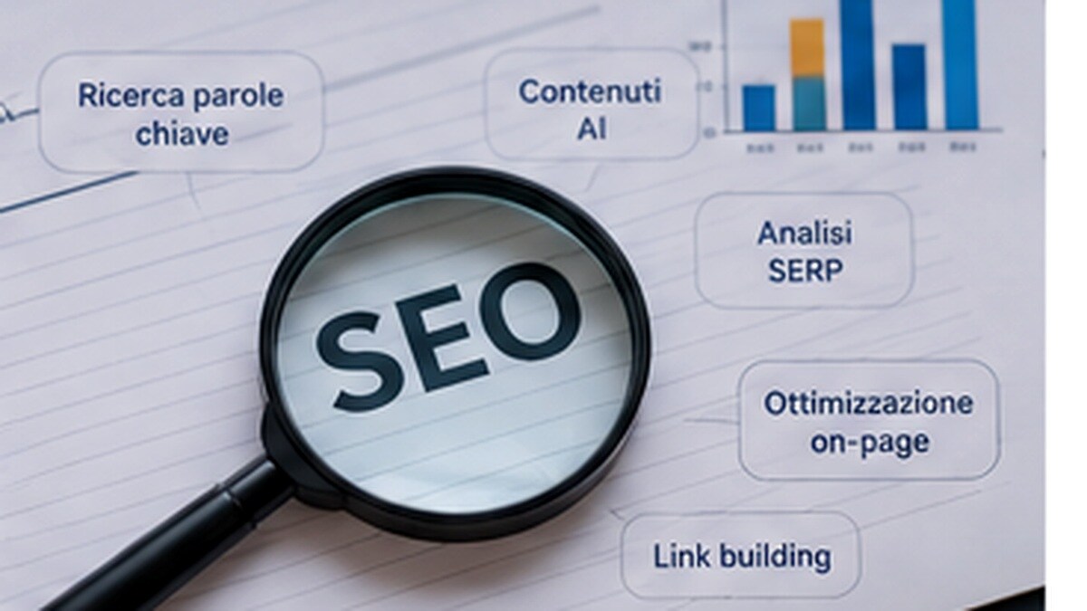SEO specialist che combina SERP, contenuti e dati AI search