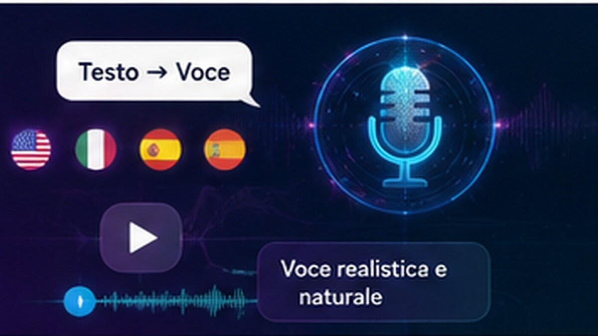 Confronto di waveform e voci italiane text to speech