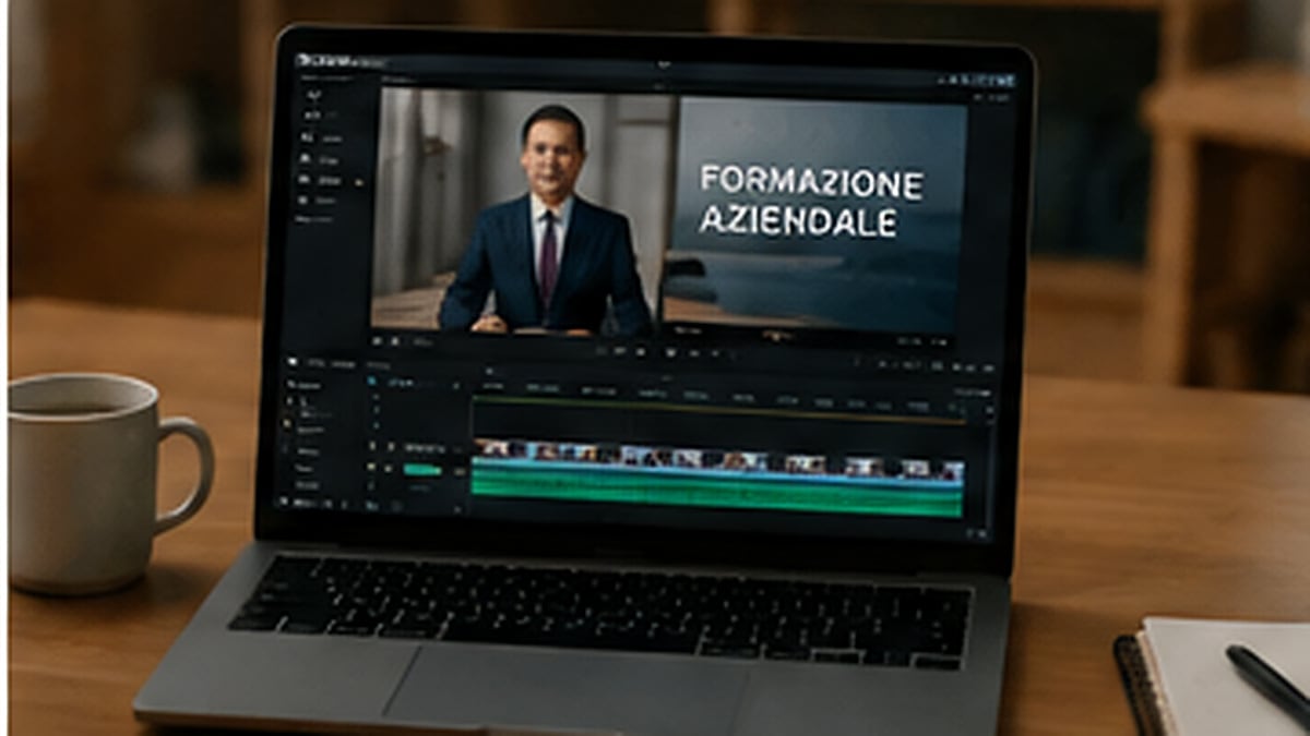 Produzione di training video con avatar e text to speech