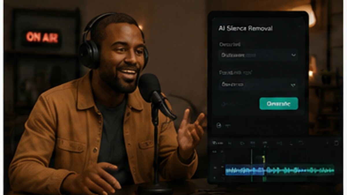 Montaggio di un video podcast con audio e speaker principale
