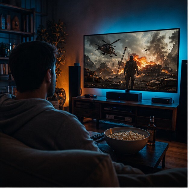 Serata action con TV e film di missione o western pronto su YouTube