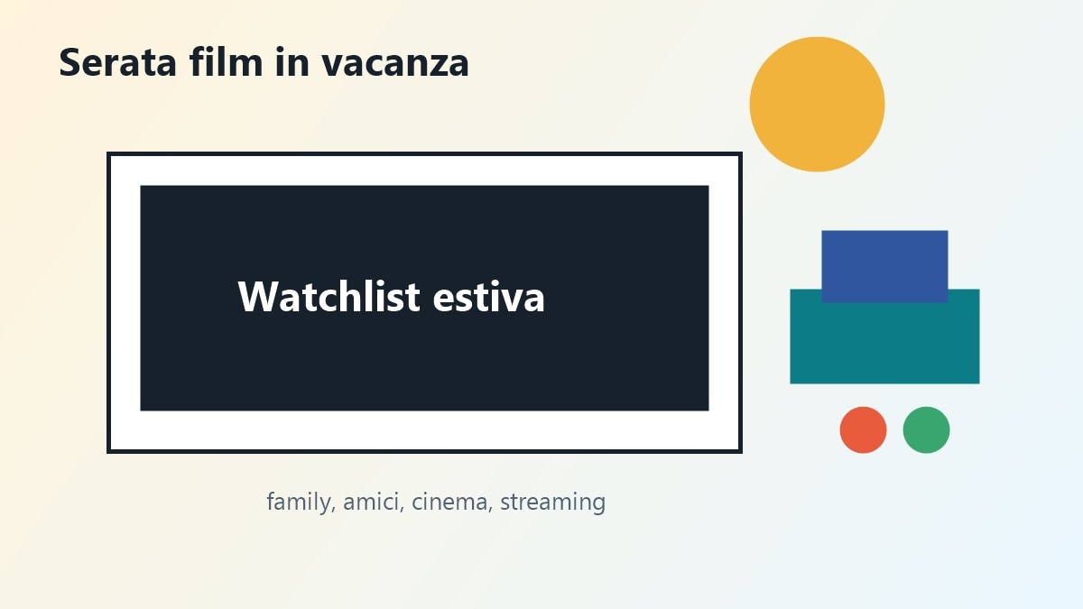 Visual editoriale per I migliori film da vedere durante le vacanze estive | Filmora