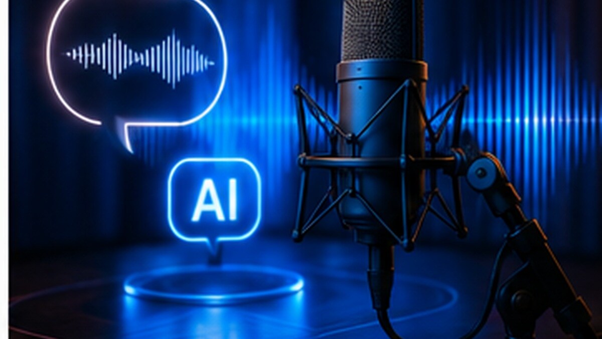 Microfono professionale con sistema di voce AI