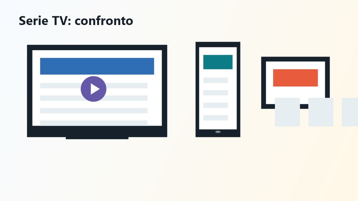 Confronto dei siti per vedere serie TV su TV tablet e smartphone