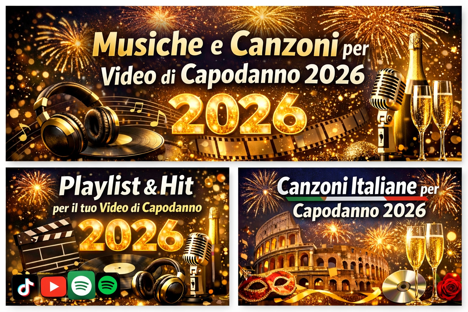 canzoni e musica per video capodanno 2026