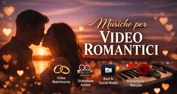 migliori musiche per video romantici