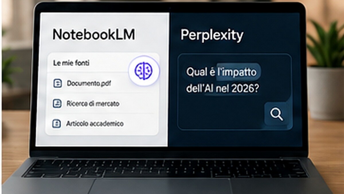Gruppo universitario che usa documenti del corso e ricerca web con citazioni