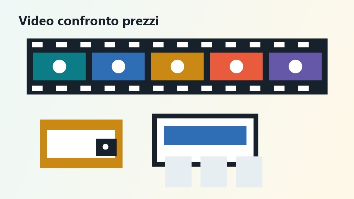 Storyboard video confronto dei prezzi streaming in Italia