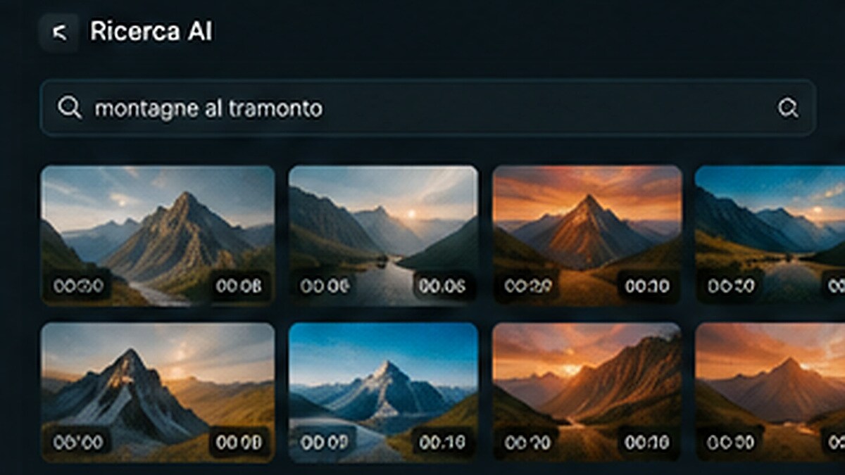 AI Smart Search per trovare scene e B-roll