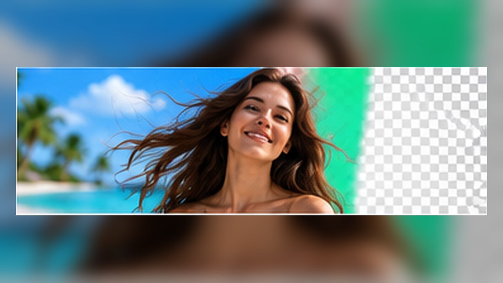 Rimozione sfondo video gratis prima e dopo con soggetto isolato