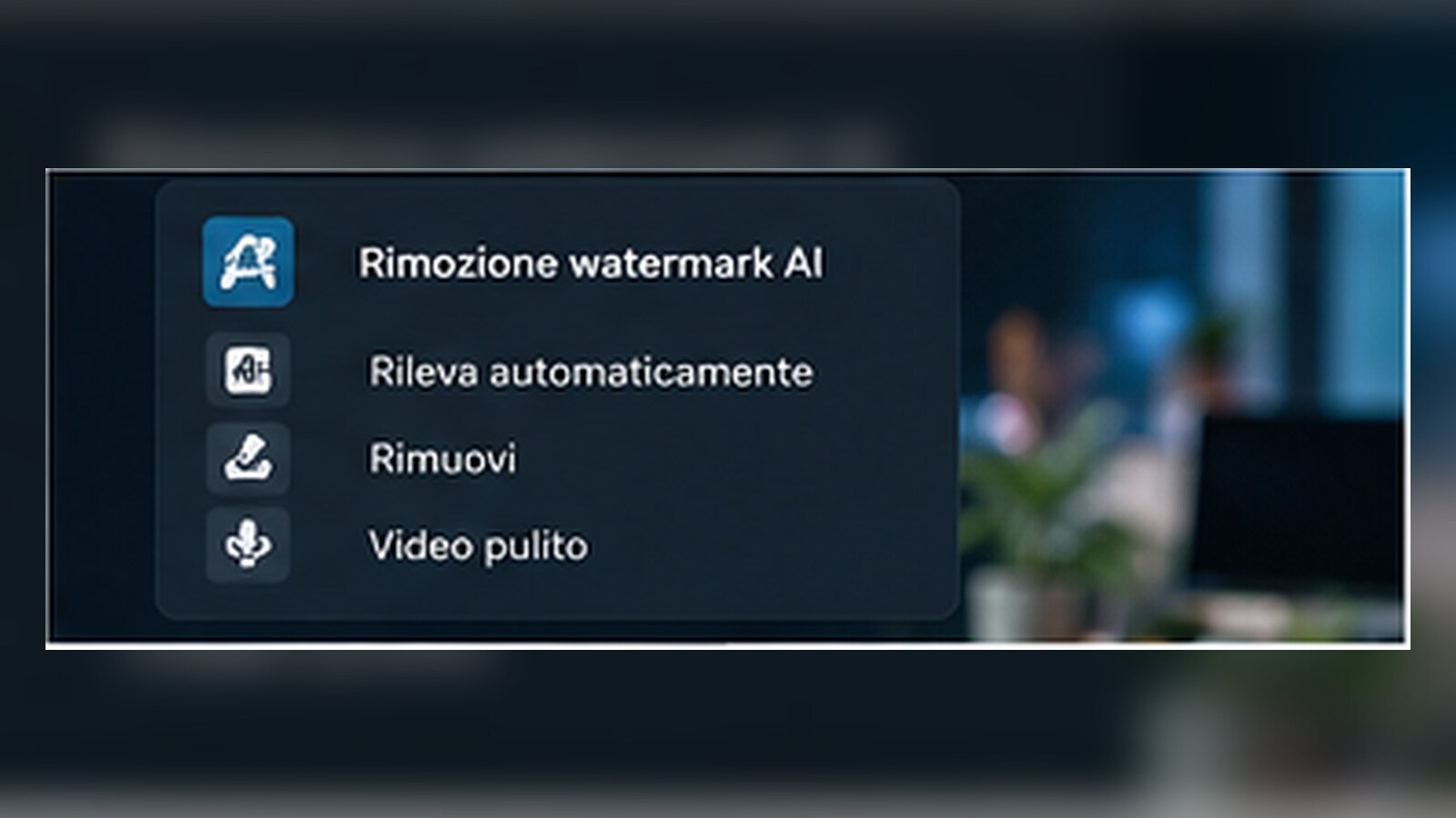 Workflow Filmora per rimuovere watermark da un video proprio