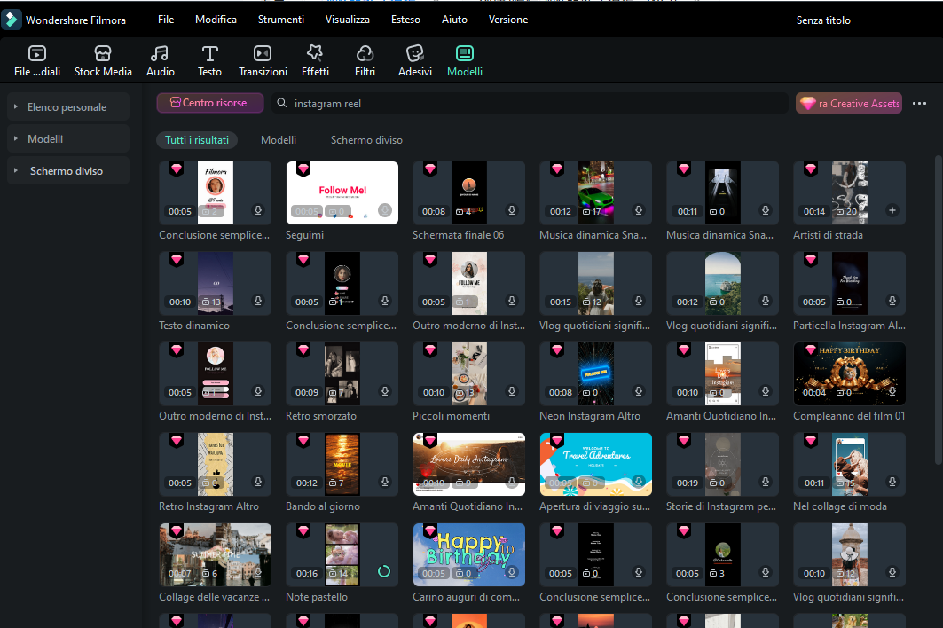 modelli video di primavera per Instagram Reels