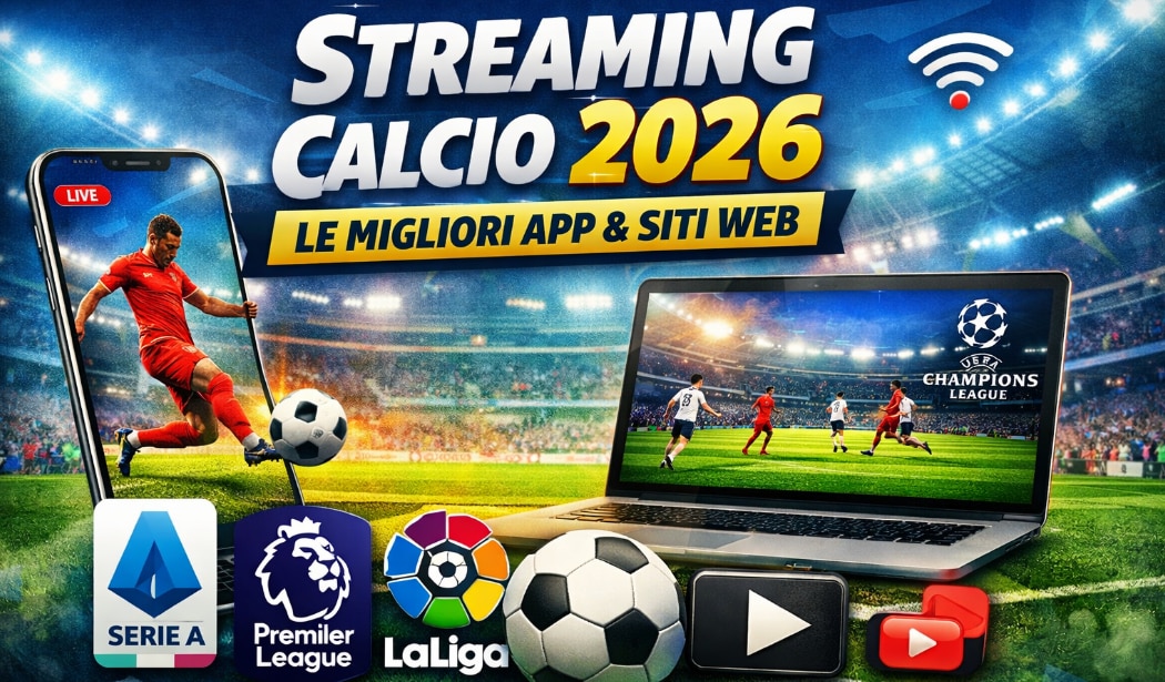 migliori siti e app per guardare partite calcio
