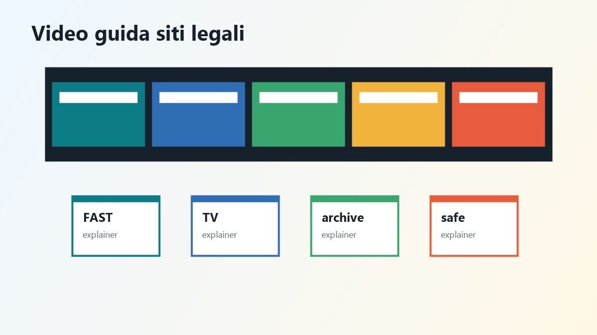 Storyboard video siti film gratis legali