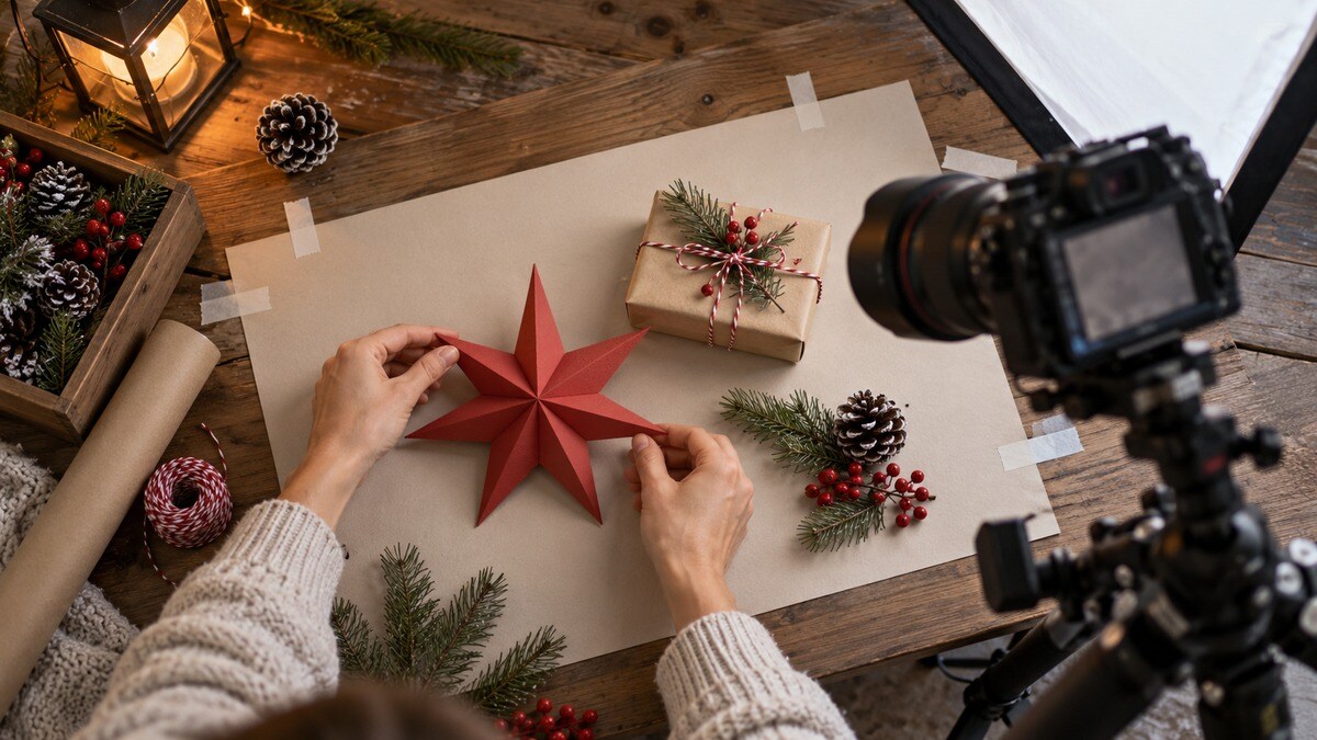 Sagome, regalo e riferimenti di posizione su un set da tavolo