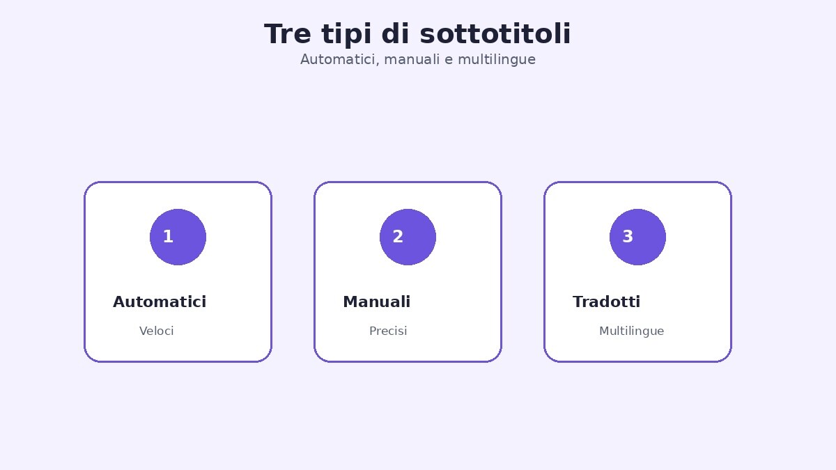 Sottotitoli automatici manuali e tradotti per Reels