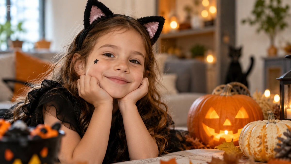 Orecchie da gatto e una piccola stella come dettaglio facoltativo