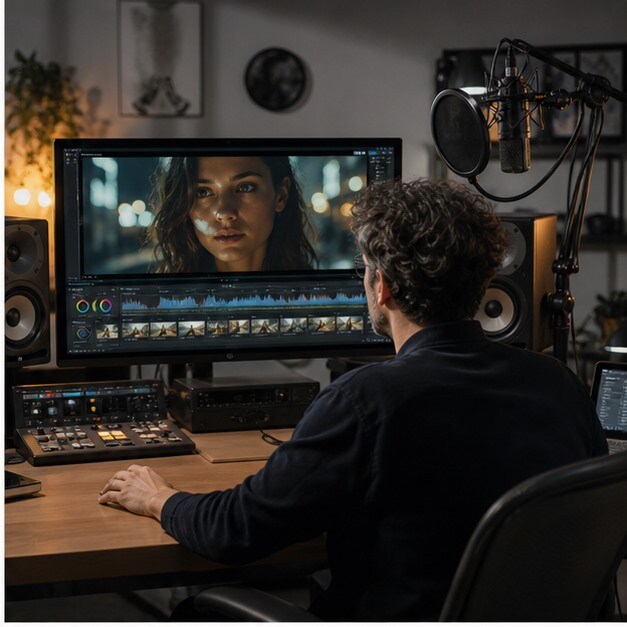 Team creativo che confronta audio, realismo e controllo di diversi workflow video AI